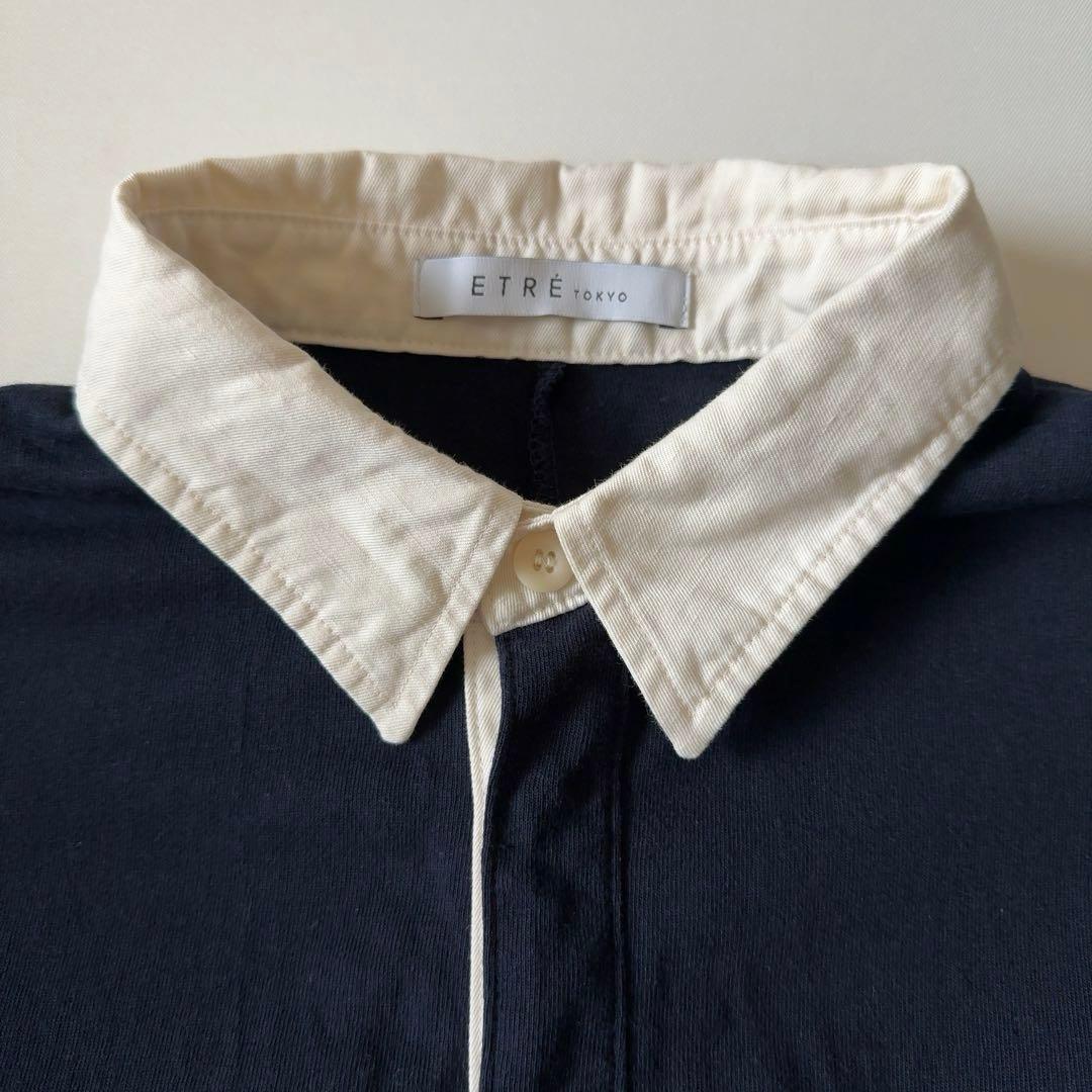 ETRE TOKYO エトレトウキョウ ラガーシャツショートオールインワン S