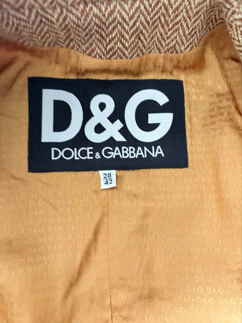 D&G ヘリンボーンテーラードジャケット　mサイズ