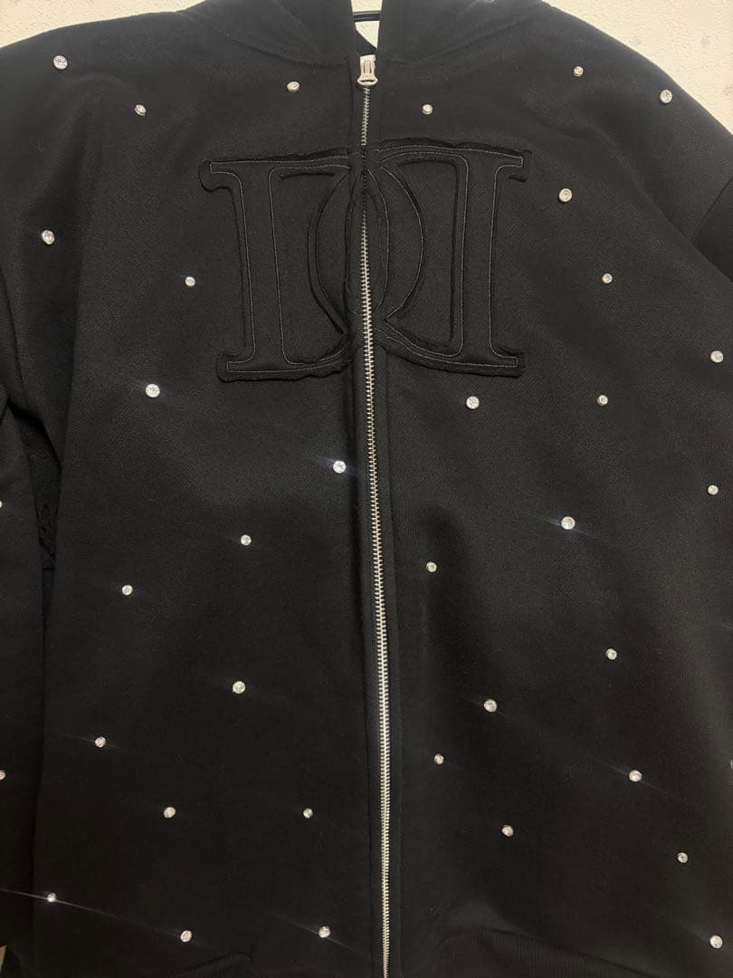 DDロゴビジュージップパーカー