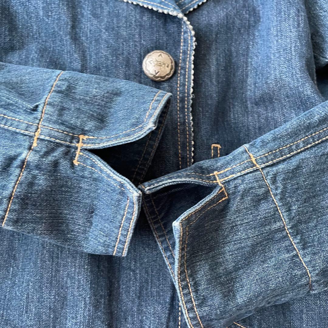 45R ライ麦デニムのレフアジャケット（淡） ¥70,400