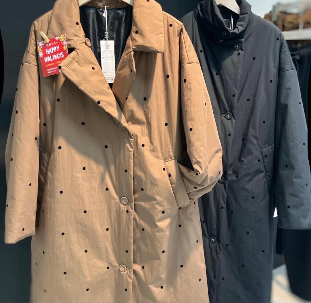 フロッキーpolka 中綿3wayカラーコート