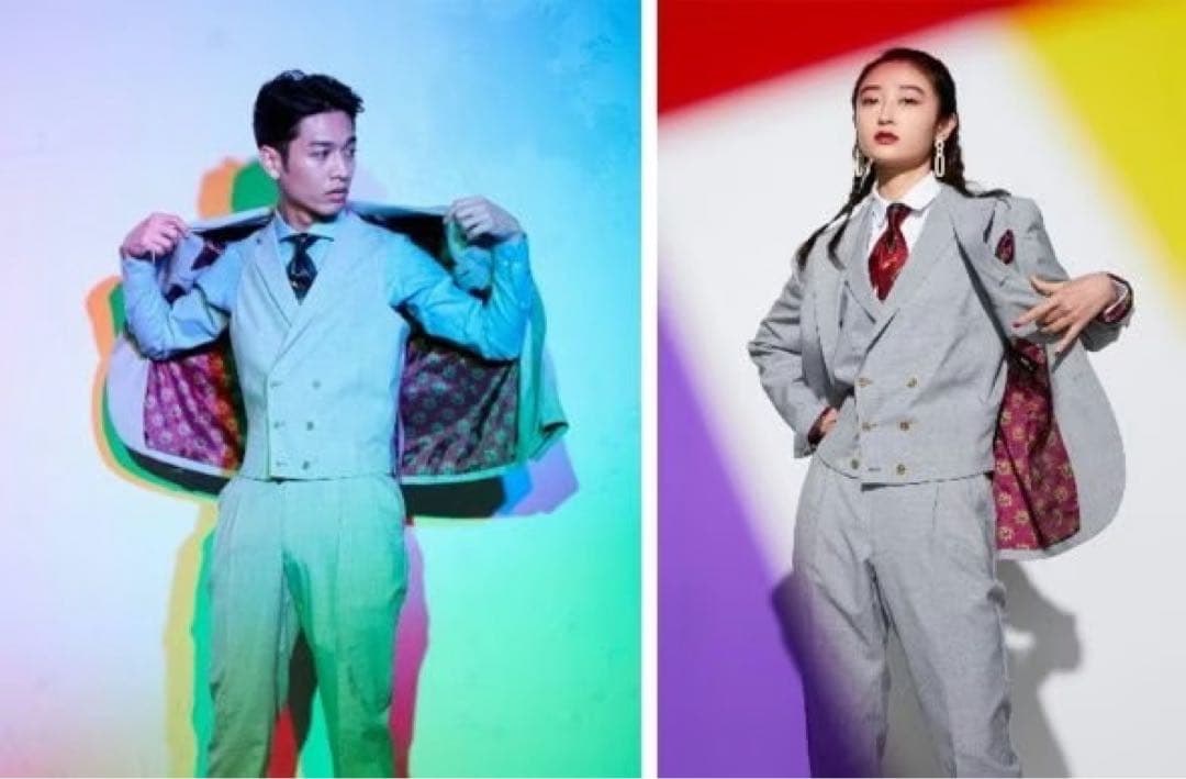 ★このみ☆／ジョジョの奇妙な冒険/吉良吉影モデルスーツ/3Pスーツ/XS