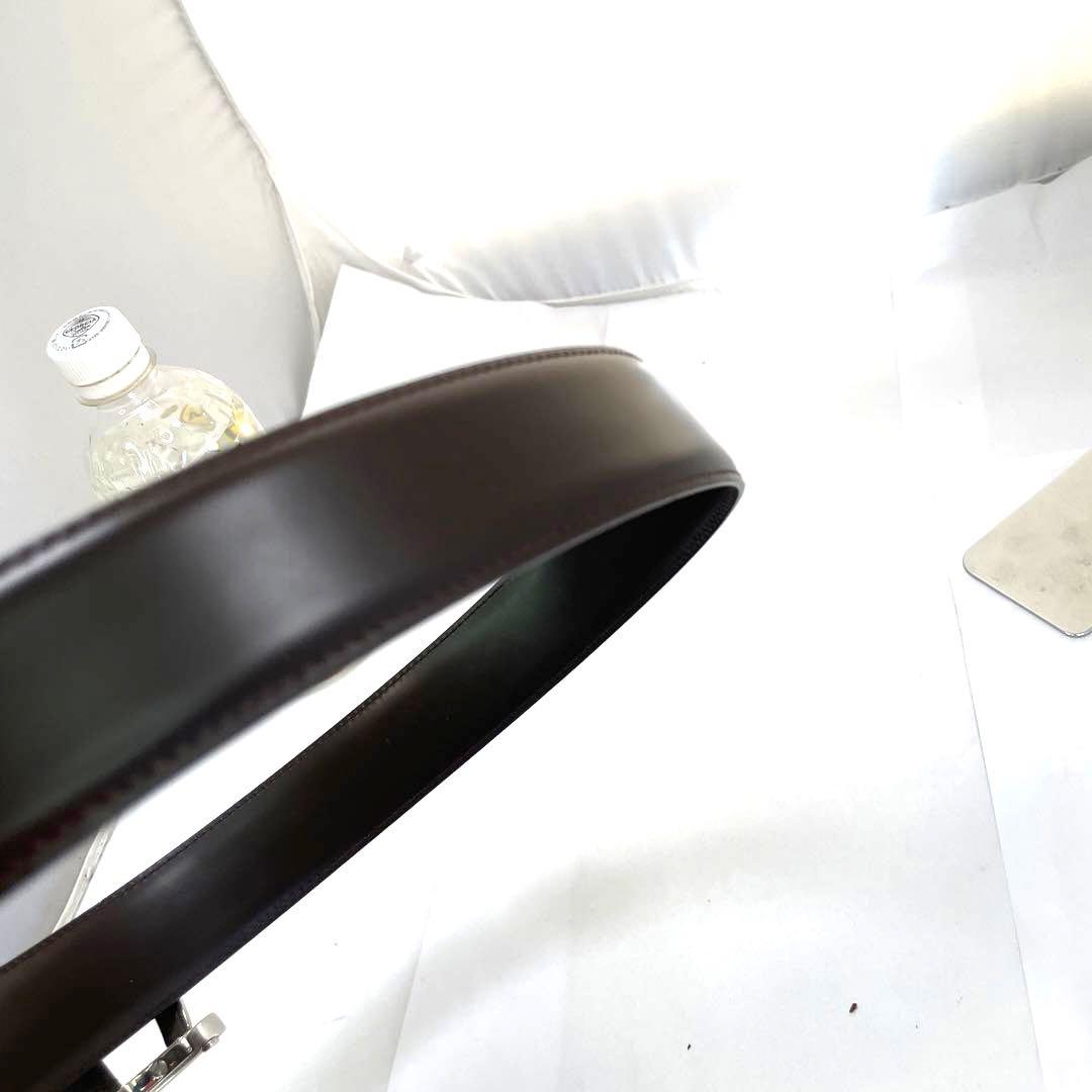 正規 ブルガリ アショーマ ウォッチベゼルバックル ベルト ブラックブラウン