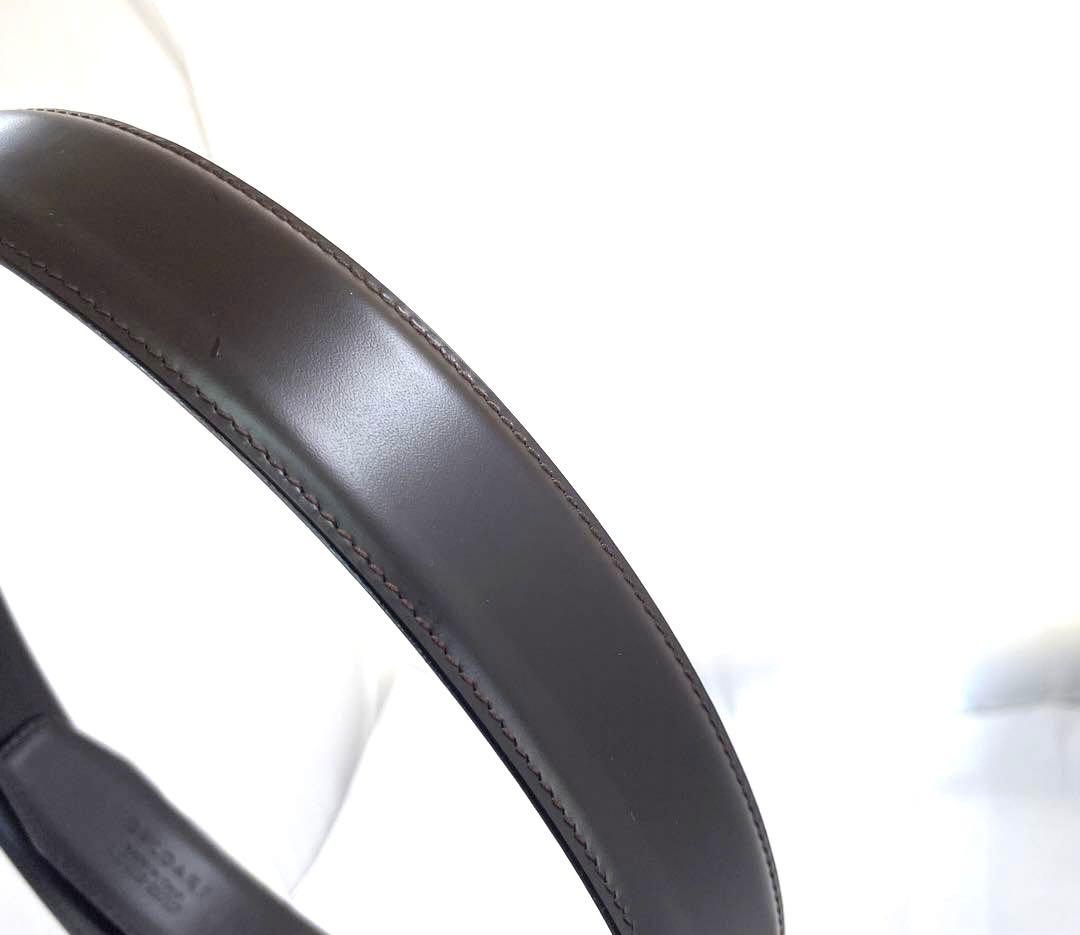 正規 ブルガリ アショーマ ウォッチベゼルバックル ベルト ブラックブラウン