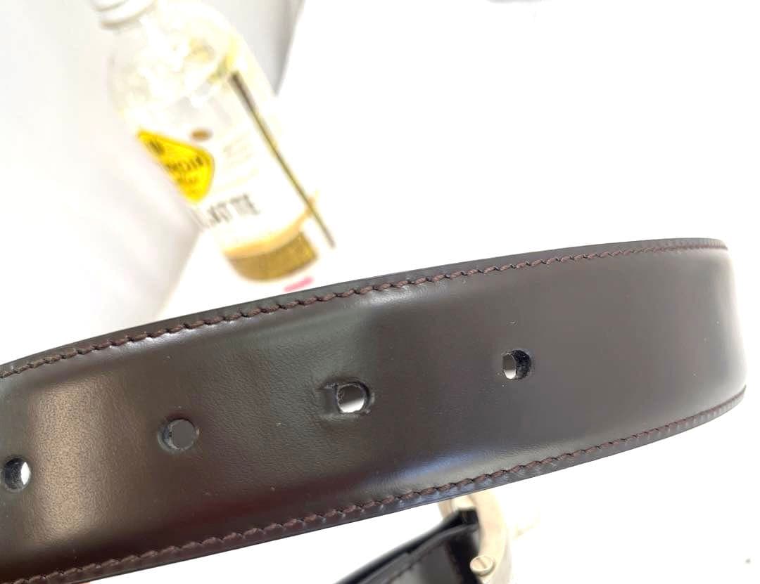 正規 ブルガリ アショーマ ウォッチベゼルバックル ベルト ブラックブラウン