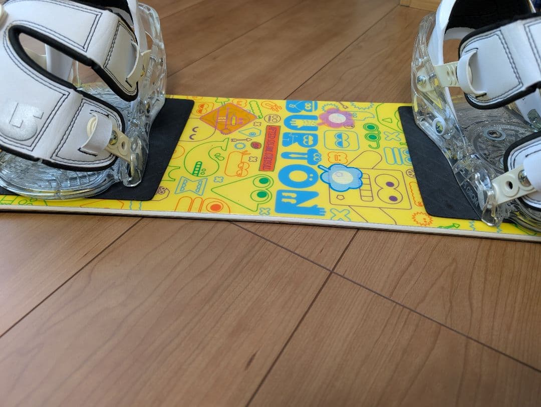 【美品】BURTON キッズ　スノーボード&バインディングセット 100cm