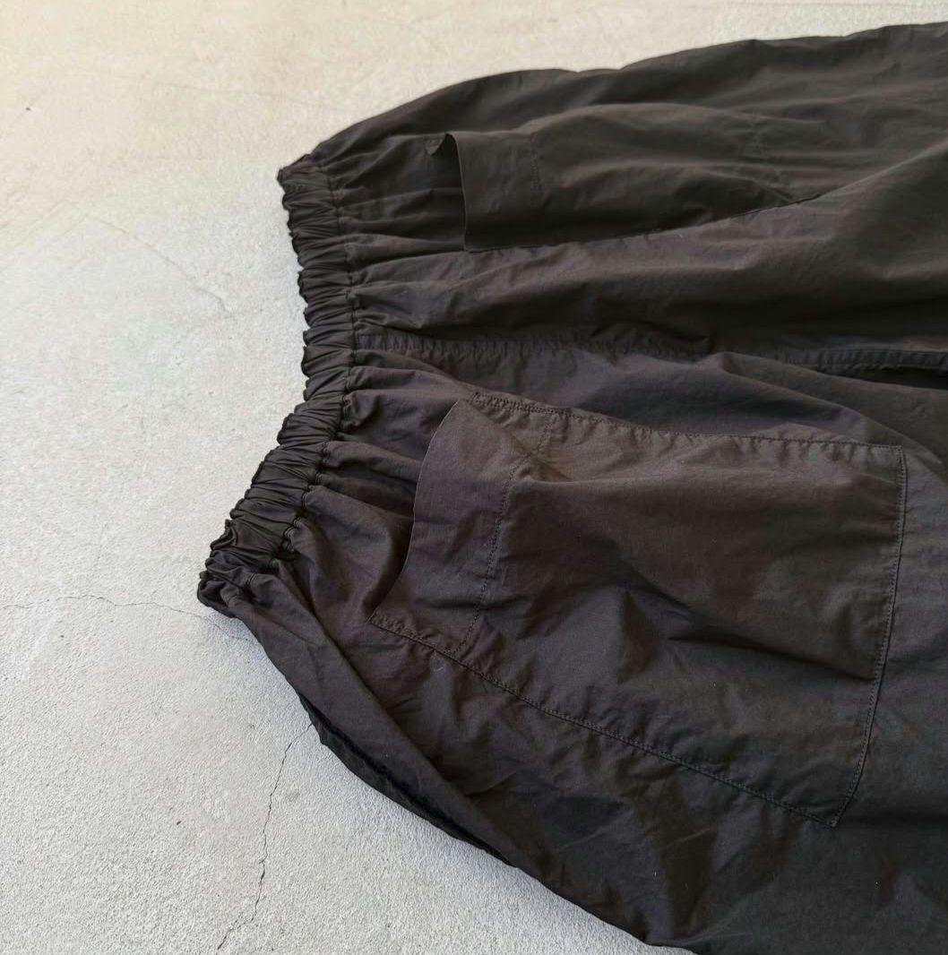 く*ま様 ガーメントダイタイプライターハーフゴムパンツ