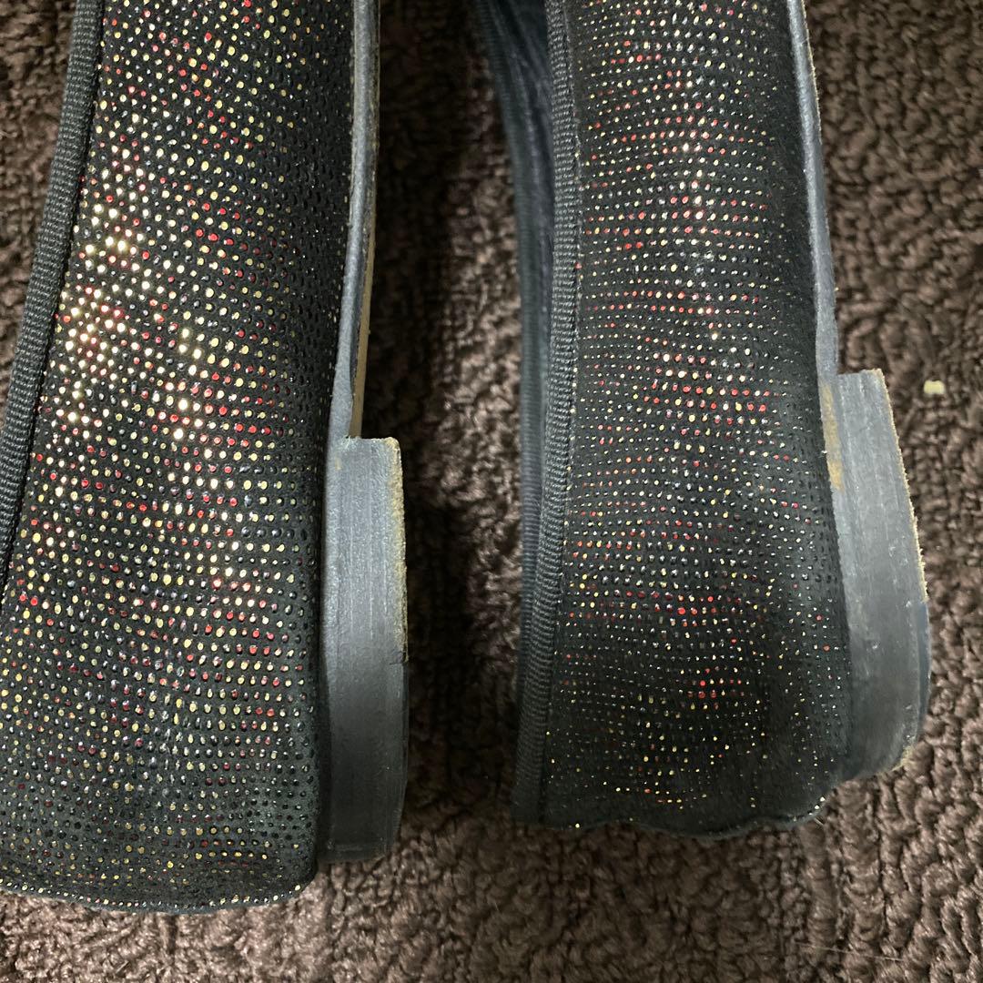 CHANEL ブラック バレエシューズ