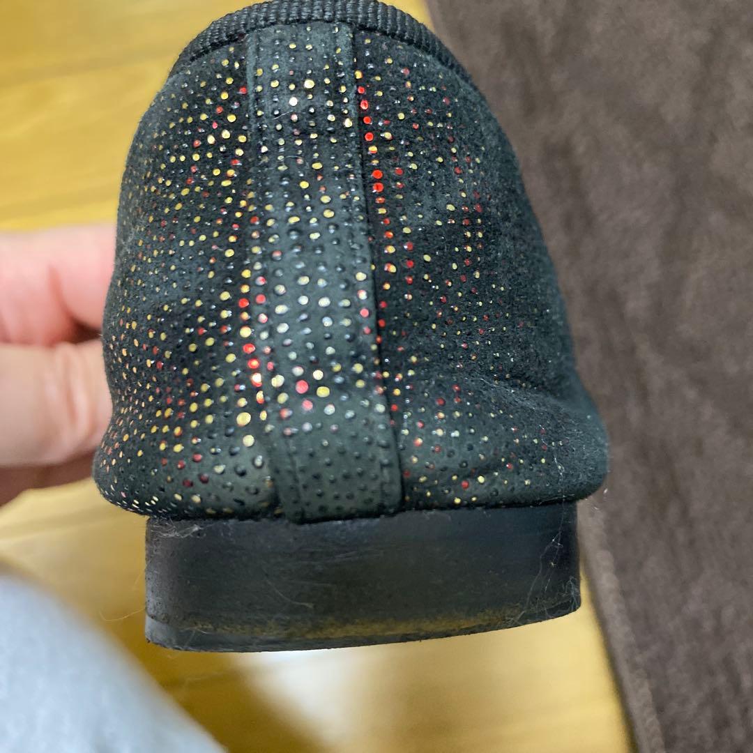 CHANEL ブラック バレエシューズ