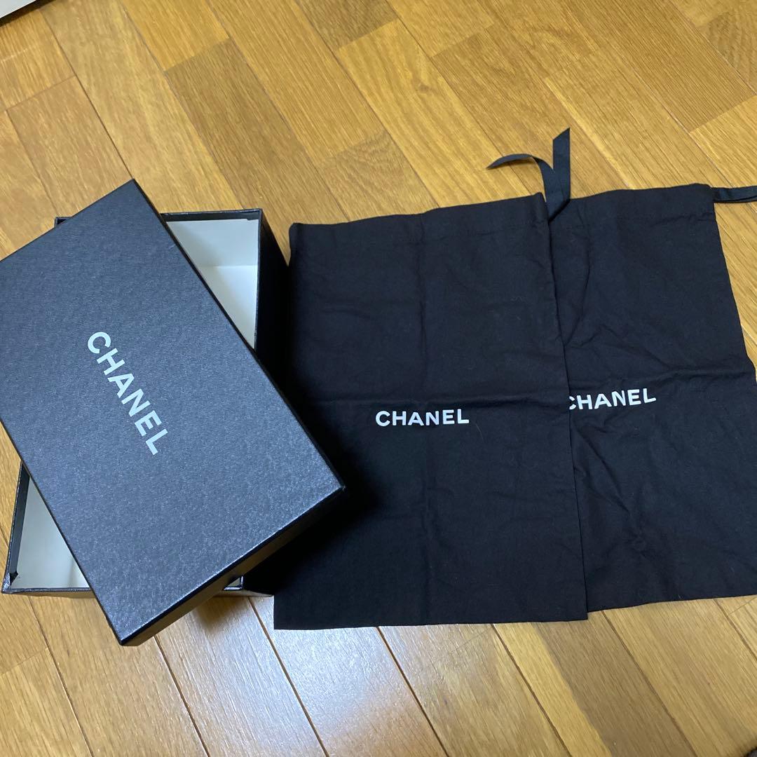 CHANEL ブラック バレエシューズ
