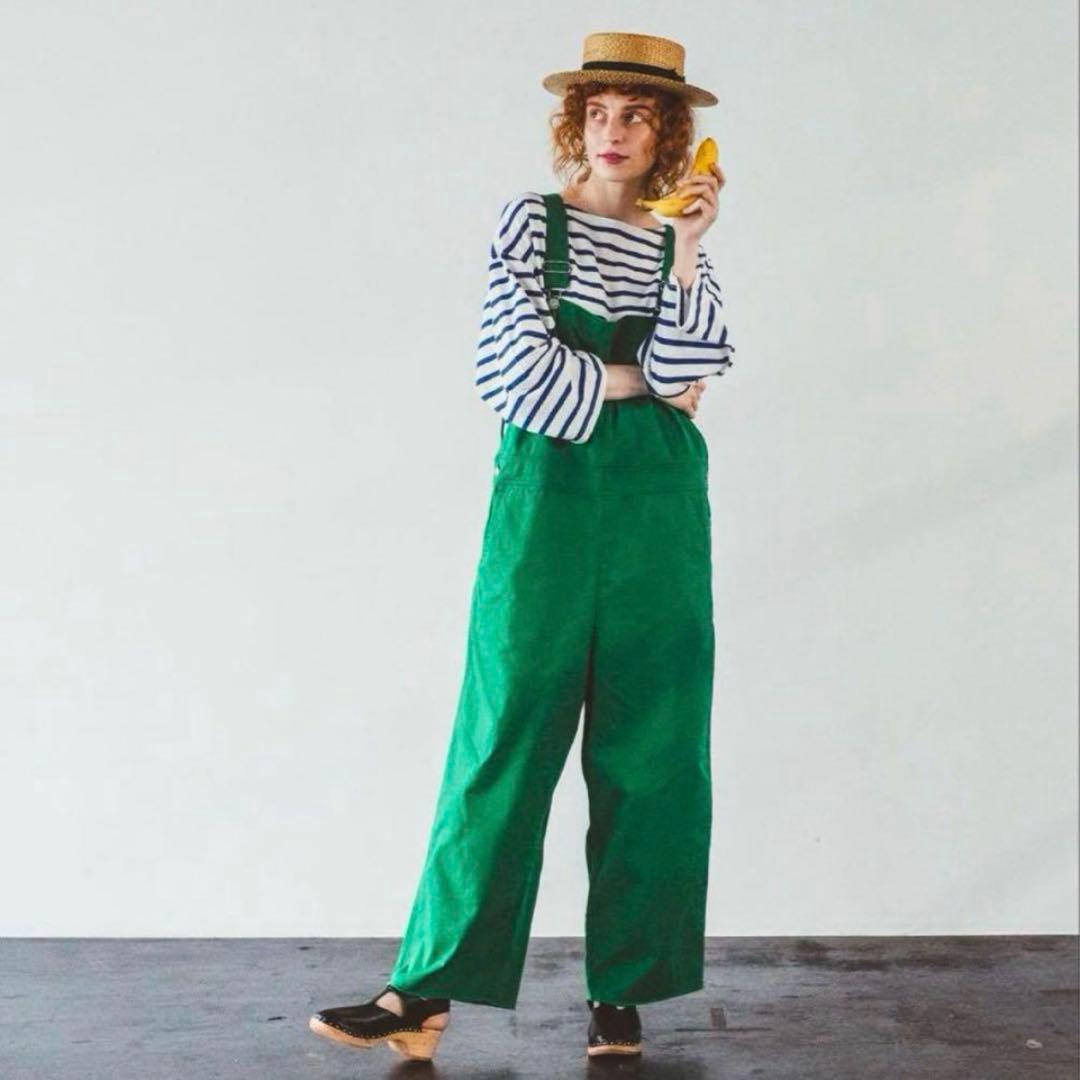 ネストローブ コットンルーズオーバーオール