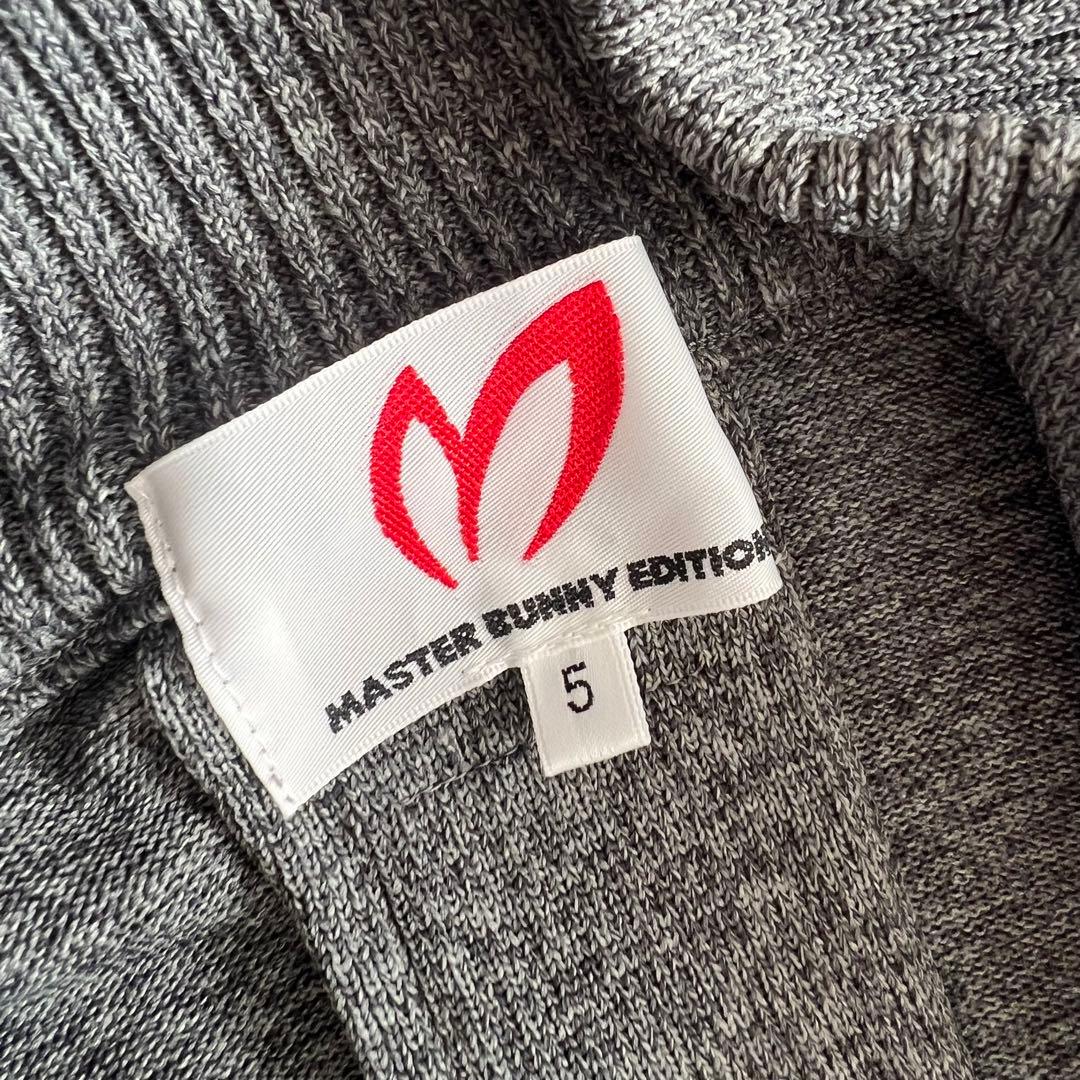 パーリーゲイツ　マスターバニー　セットアップ　サイドロゴ　メンズ　ゴルフ　グレー