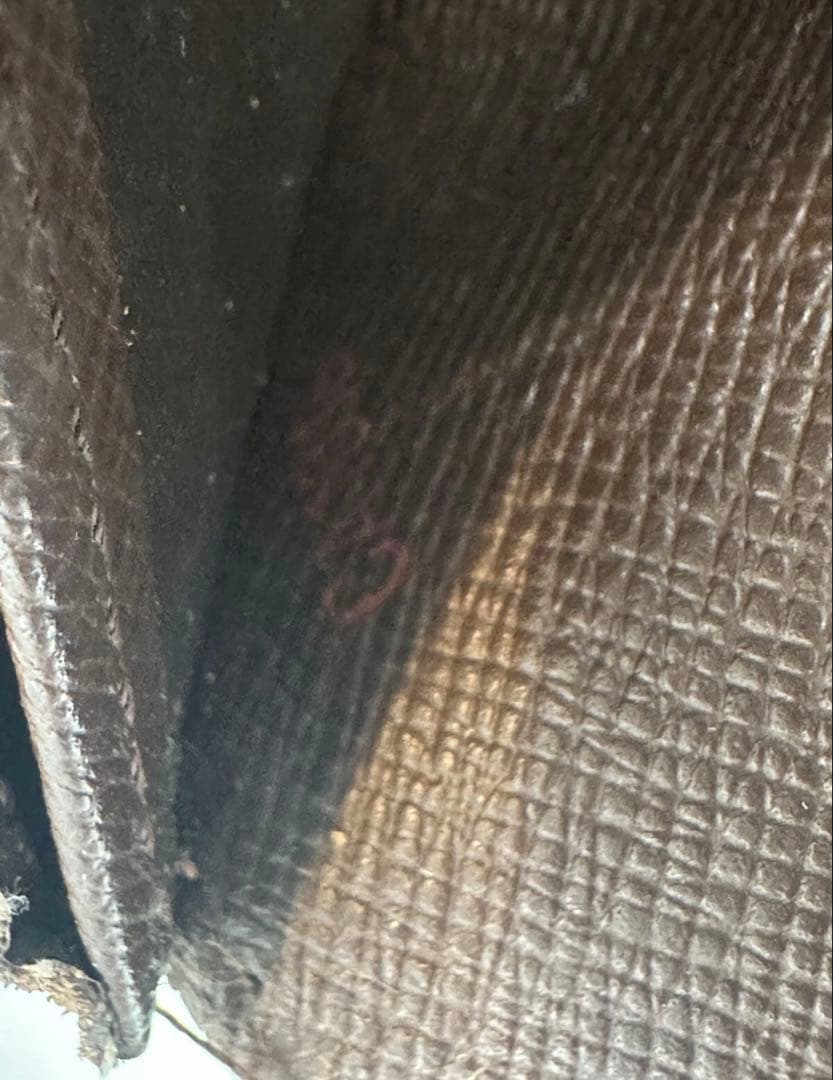 超美品 ルイヴィトン ダミエ エベヌ ポルトフォイユ サラ 財布 10カード 茶