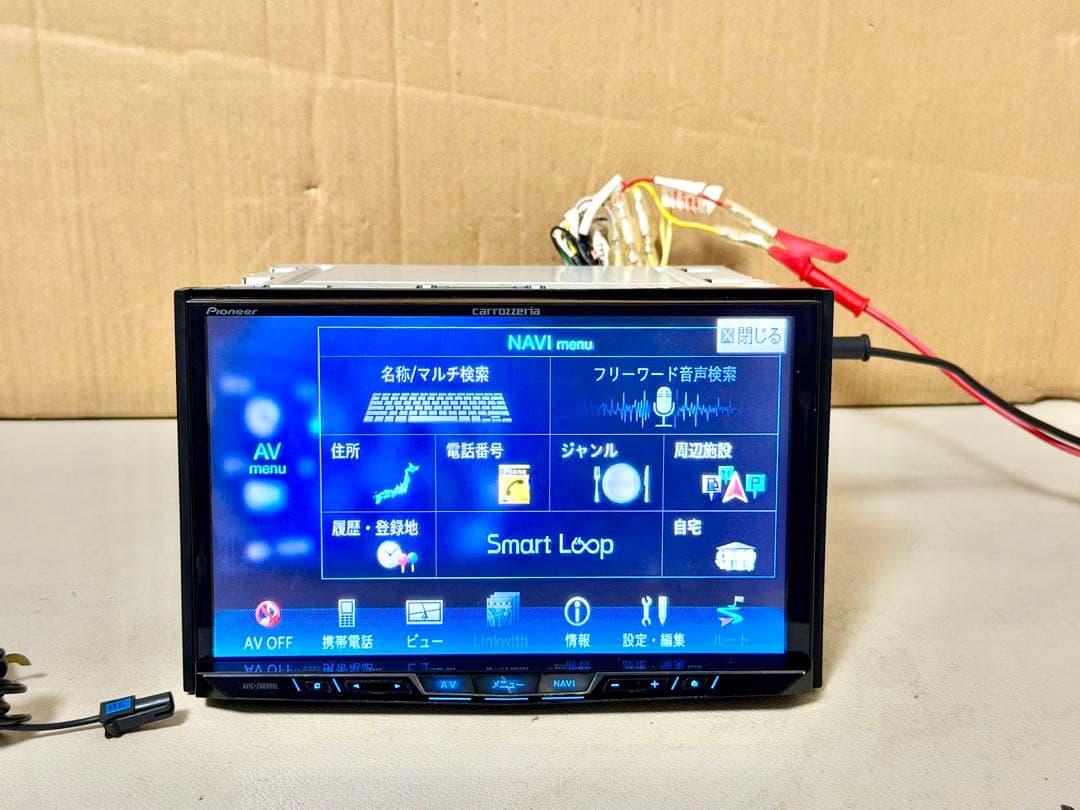 カロッツェリアサイバーナビAVIC-ZH0999L美品 8インチ ))