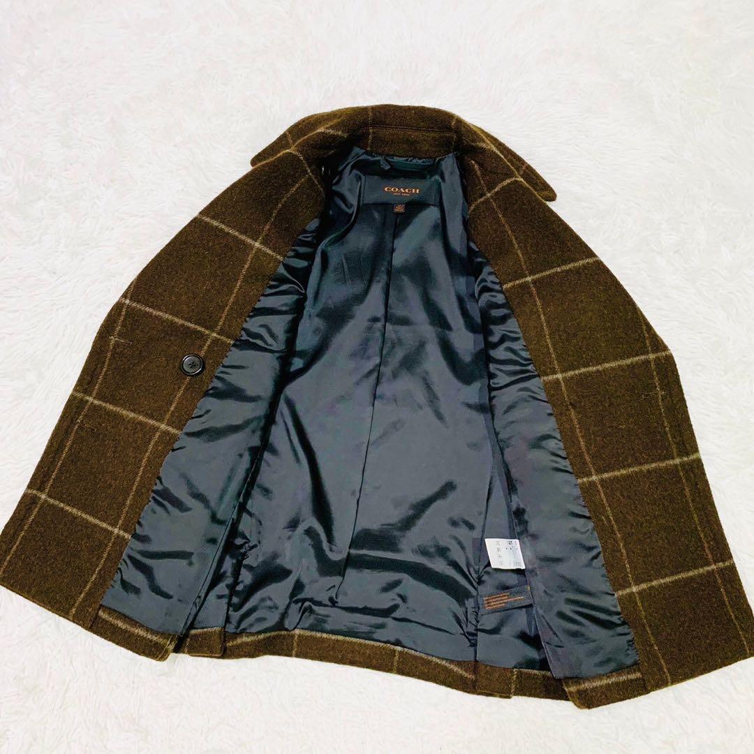 未使用級 コーチ コート ダブルブレスト ブラウン XSサイズ 高級