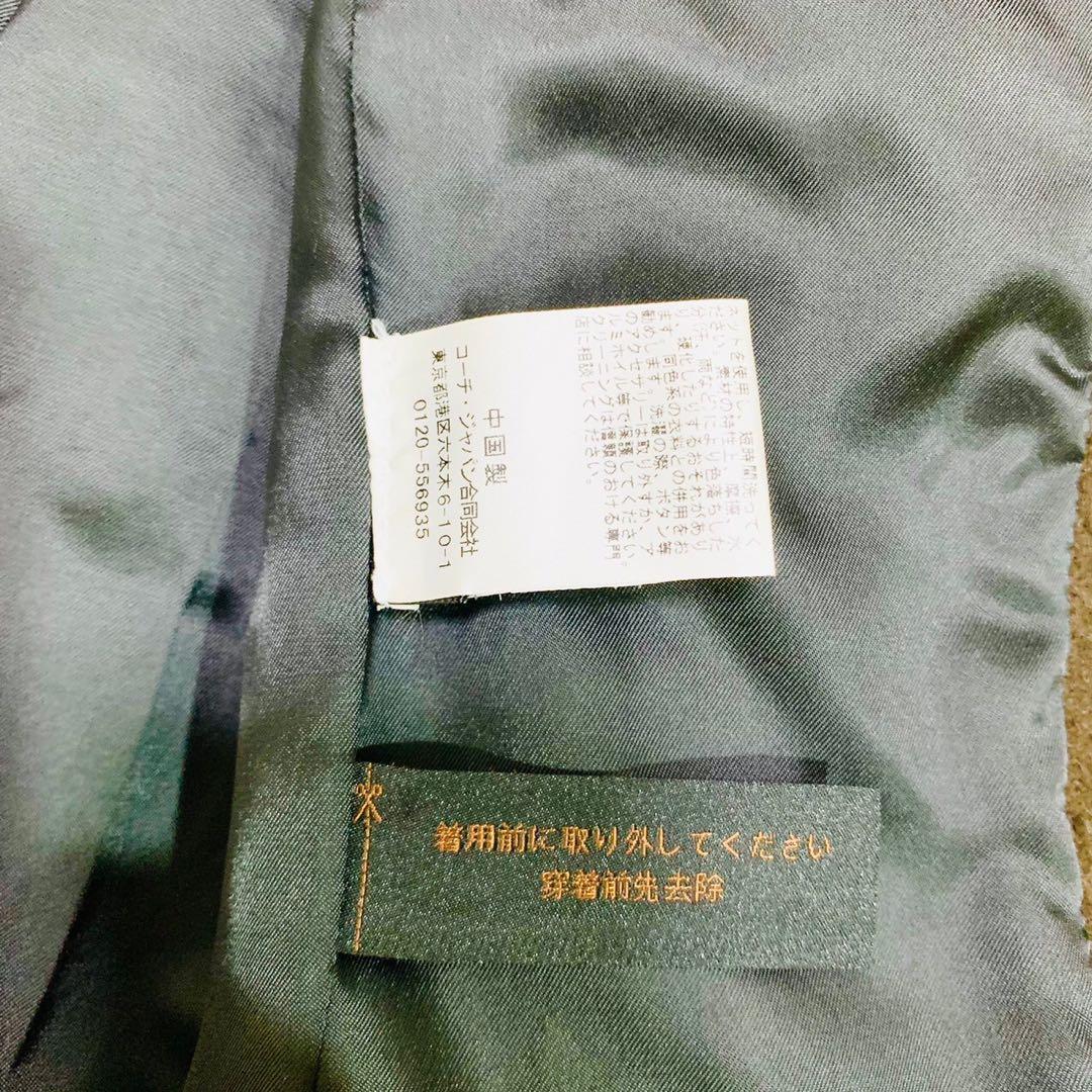 未使用級 コーチ コート ダブルブレスト ブラウン XSサイズ 高級