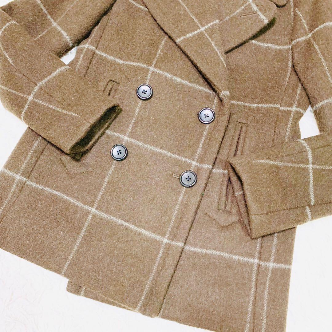 未使用級 コーチ コート ダブルブレスト ブラウン XSサイズ 高級