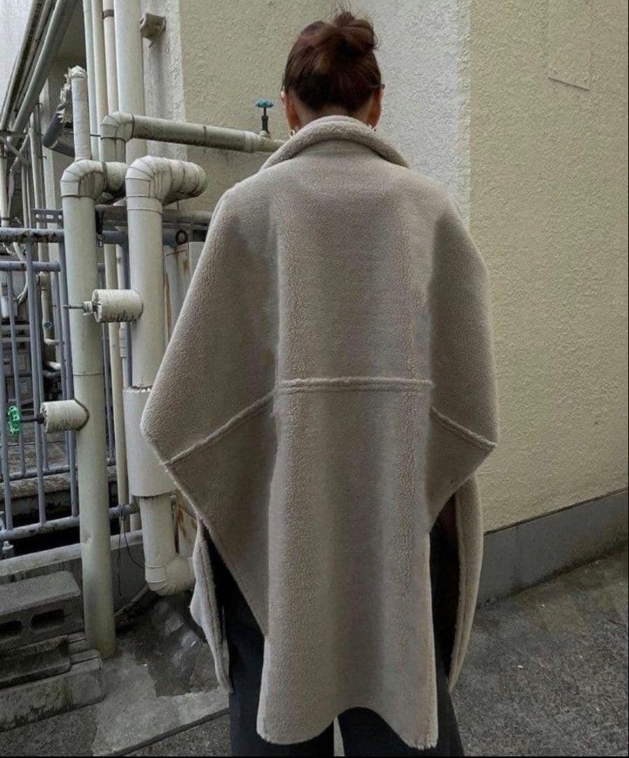 【ameri】REVERSIBLE BOAPONCHOCOAT