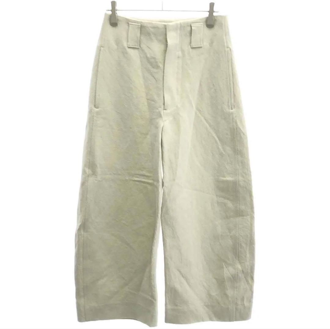 LEMAIRE ルメールCropped Curved Pants ベージュ 34