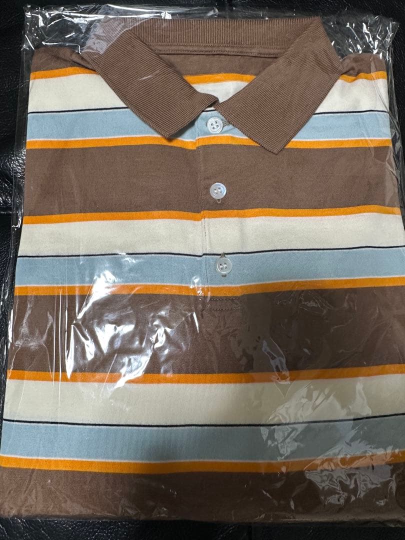 トップス HORIZONTAL STRIPES POLO L/S SHIRT