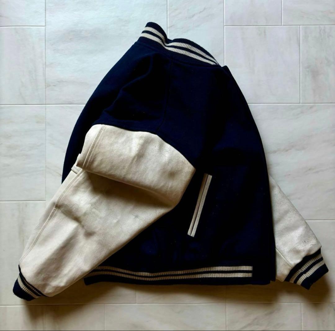 スターター　レザーアーム ヤンキース スタジャン M