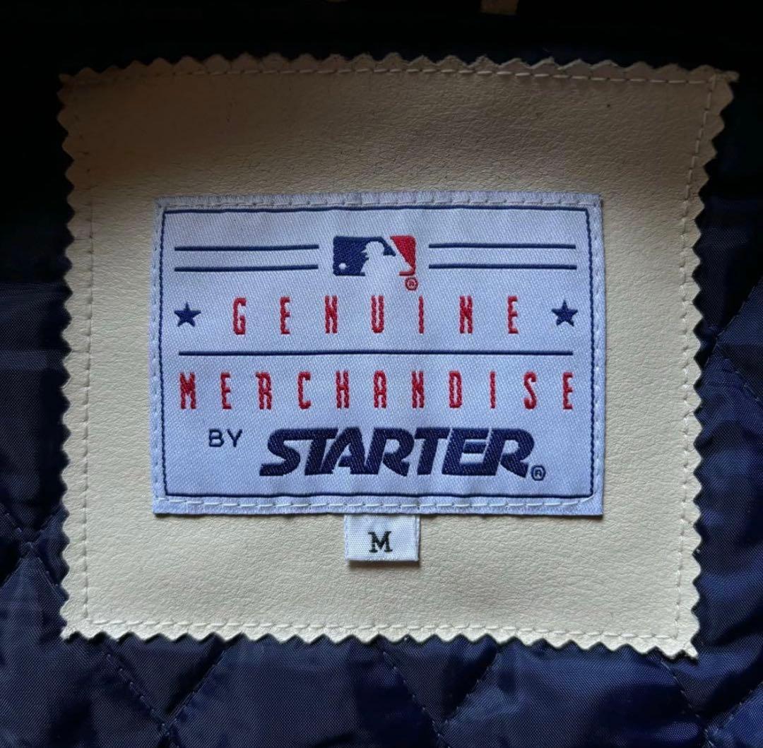 スターター　レザーアーム ヤンキース スタジャン M