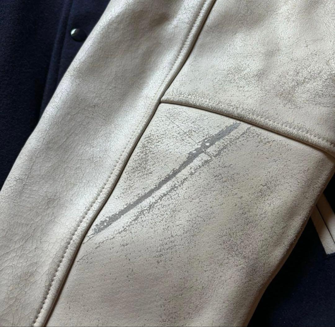 スターター　レザーアーム ヤンキース スタジャン M