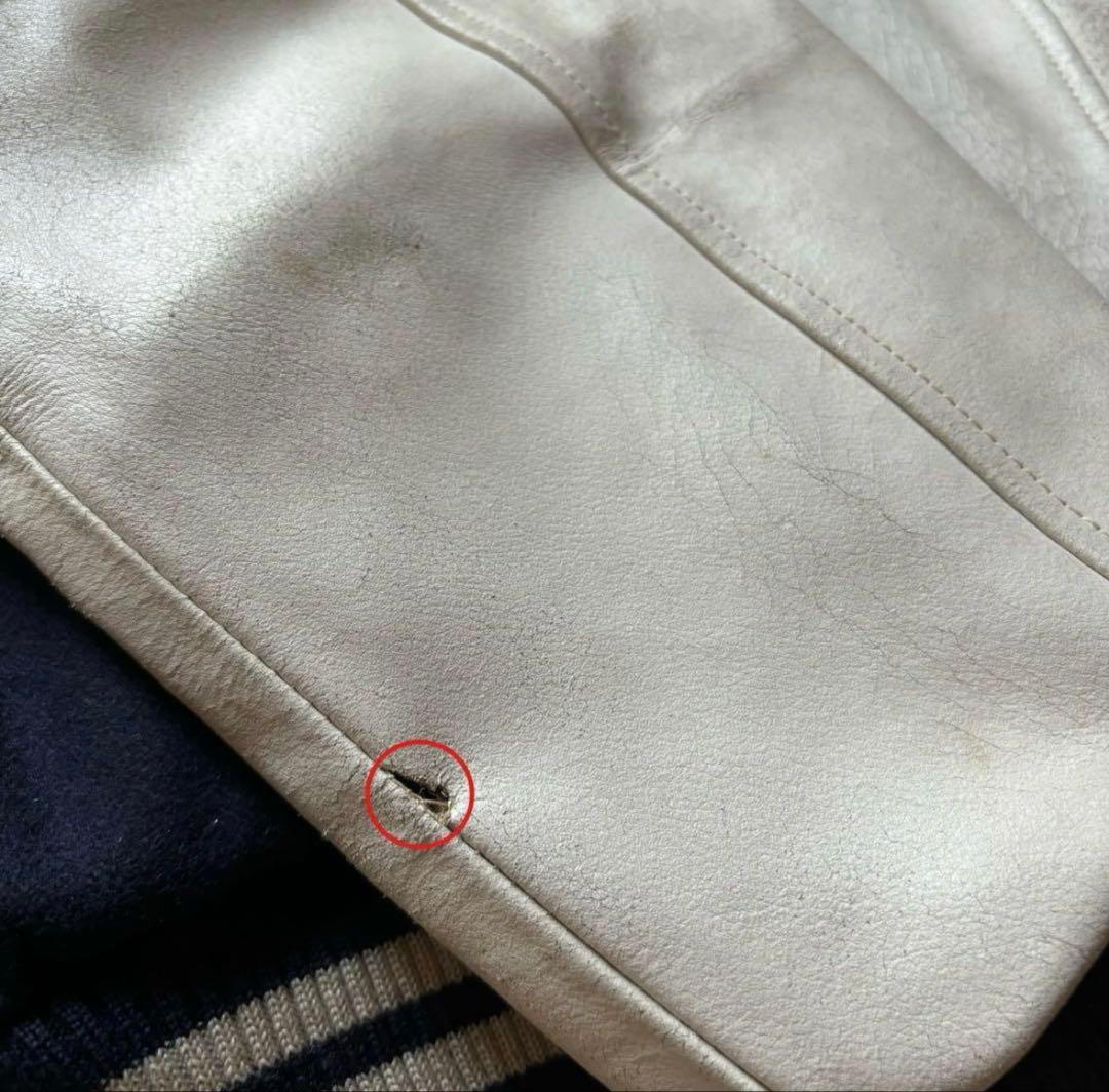 スターター　レザーアーム ヤンキース スタジャン M