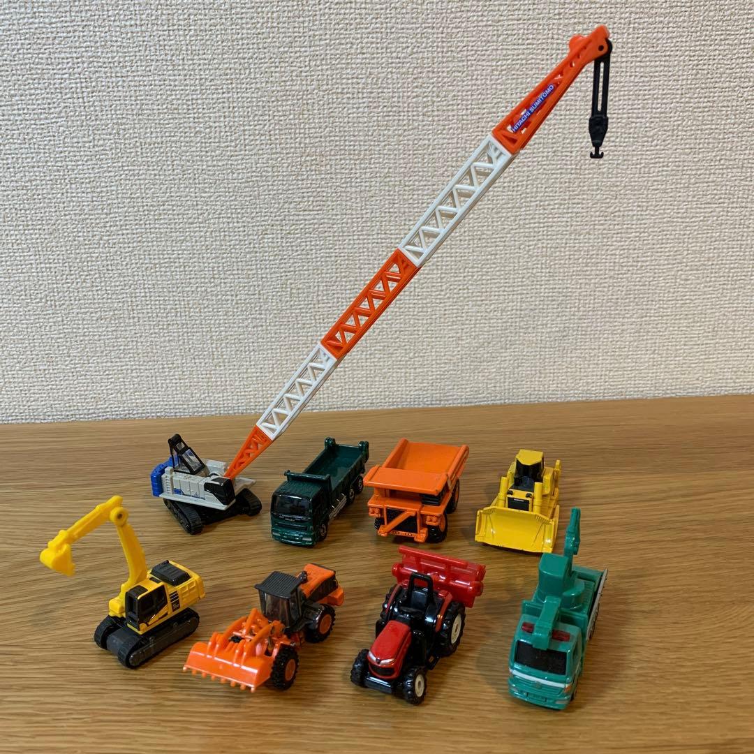 【トミカ】 建設現場 プレイチャージシリーズ×3 キャリアカー ５点＆工事車両