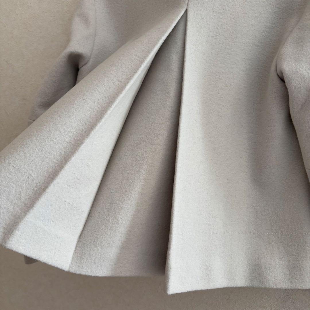 アドーア　ノーカラー　コート　ジャケット