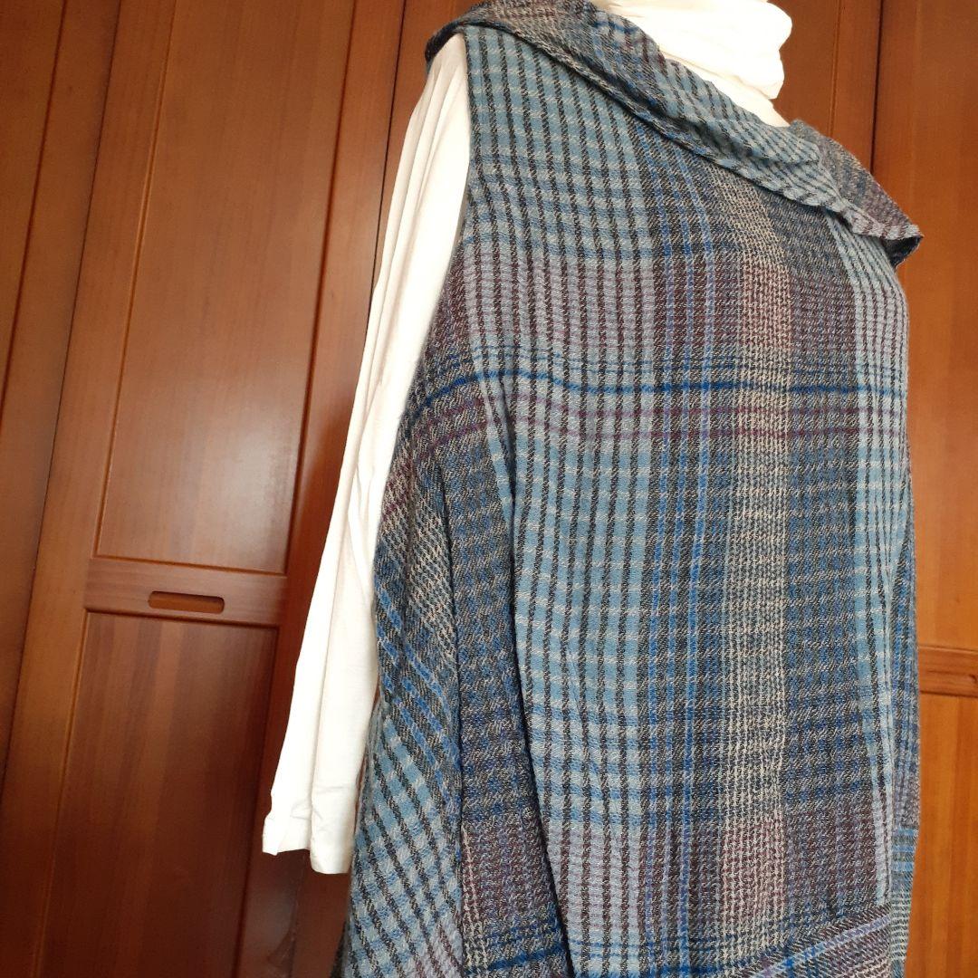 7日まで値下げ‼️センソユニコio comme io チェックワンピース未使用