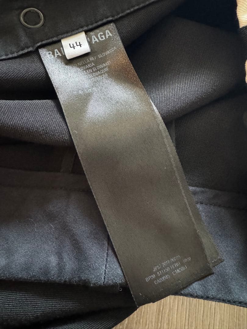 バレンシアガ BALENCIAGA サイドライン パンツ 黒✖️白 アディダス