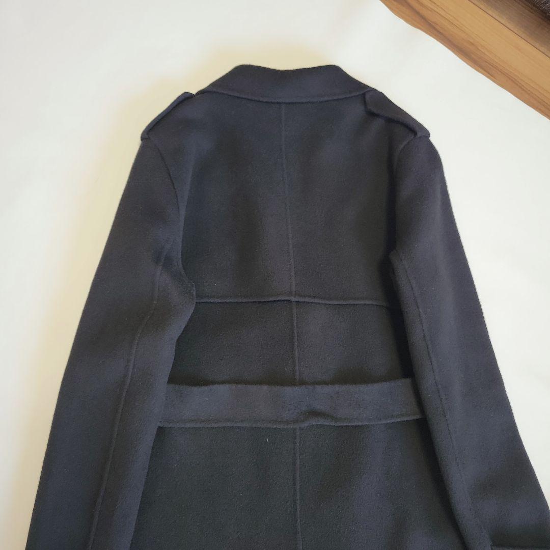 Namii様 セオリー ウールカシミヤ トレンチ型リバーコート S(9号) 黒