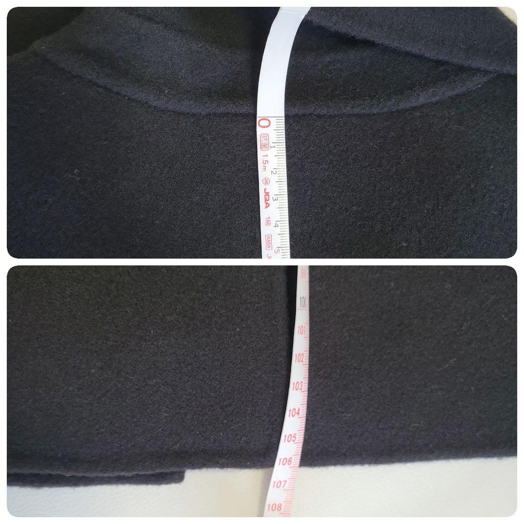 Namii様 セオリー ウールカシミヤ トレンチ型リバーコート S(9号) 黒