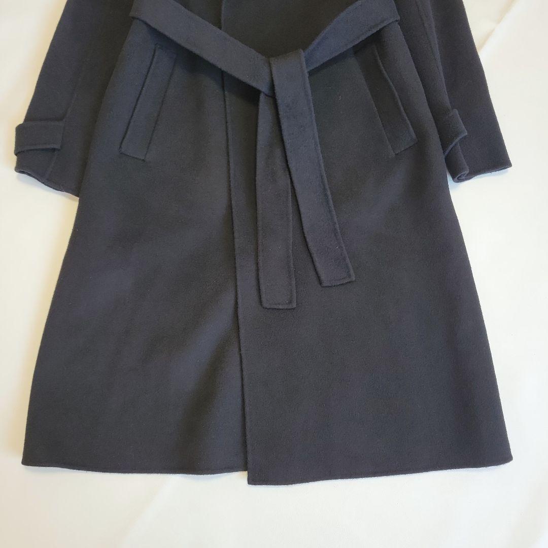 Namii様 セオリー ウールカシミヤ トレンチ型リバーコート S(9号) 黒