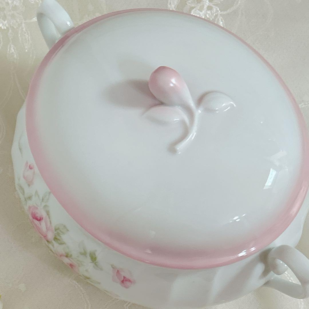 新品 スープチューリン キャサリン柄プランドパリ陶器キャセロール/イマン マニー