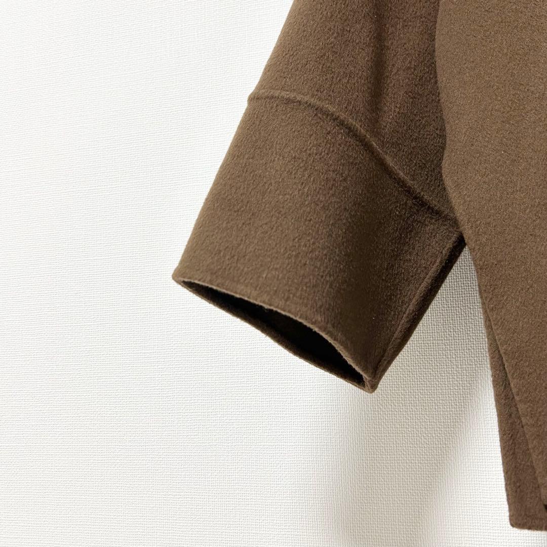 美品✨IENA スーパー160ダブルフェイス ショートコート　ブラウン　38