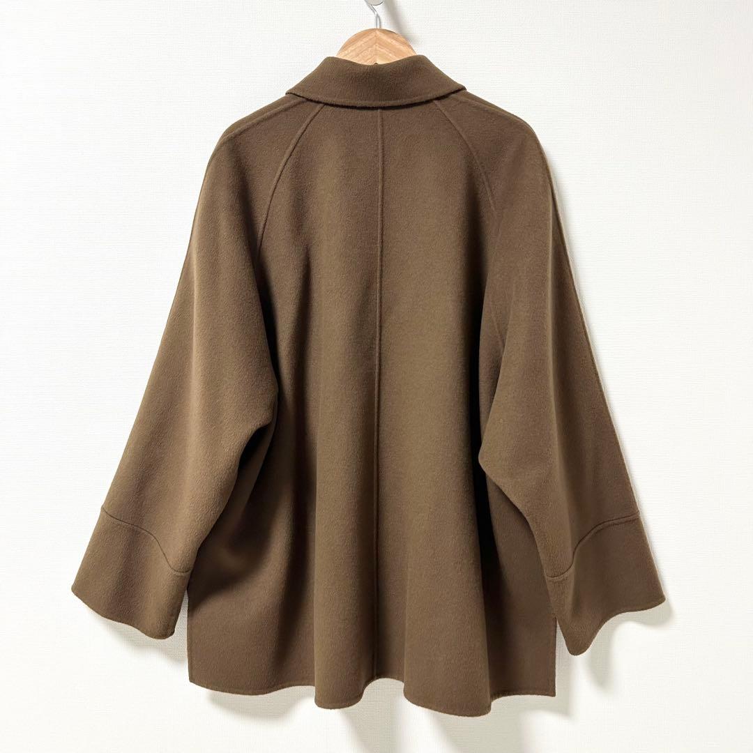 美品✨IENA スーパー160ダブルフェイス ショートコート　ブラウン　38