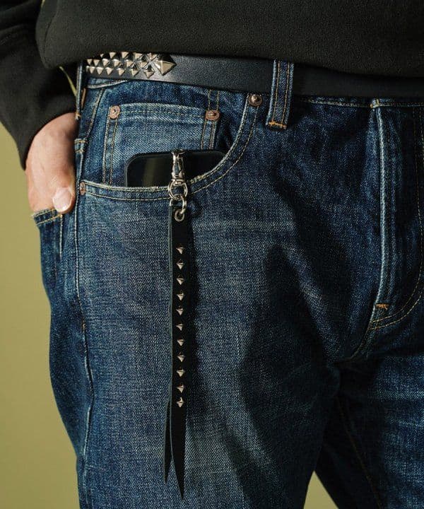 calee レザースマホストラップ