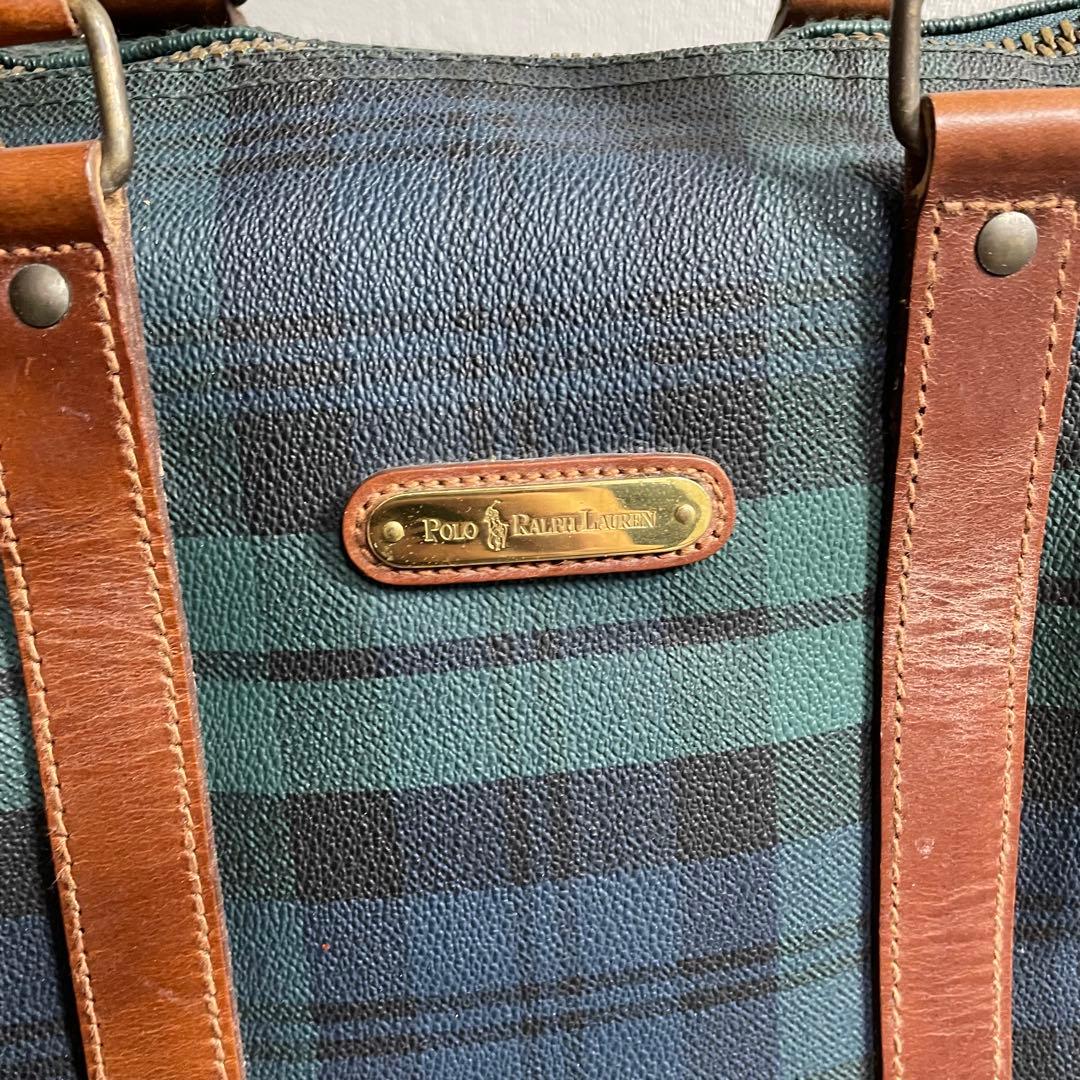 POLO Ralph Lauren ラルフローレン ボストンバッグ　チェック