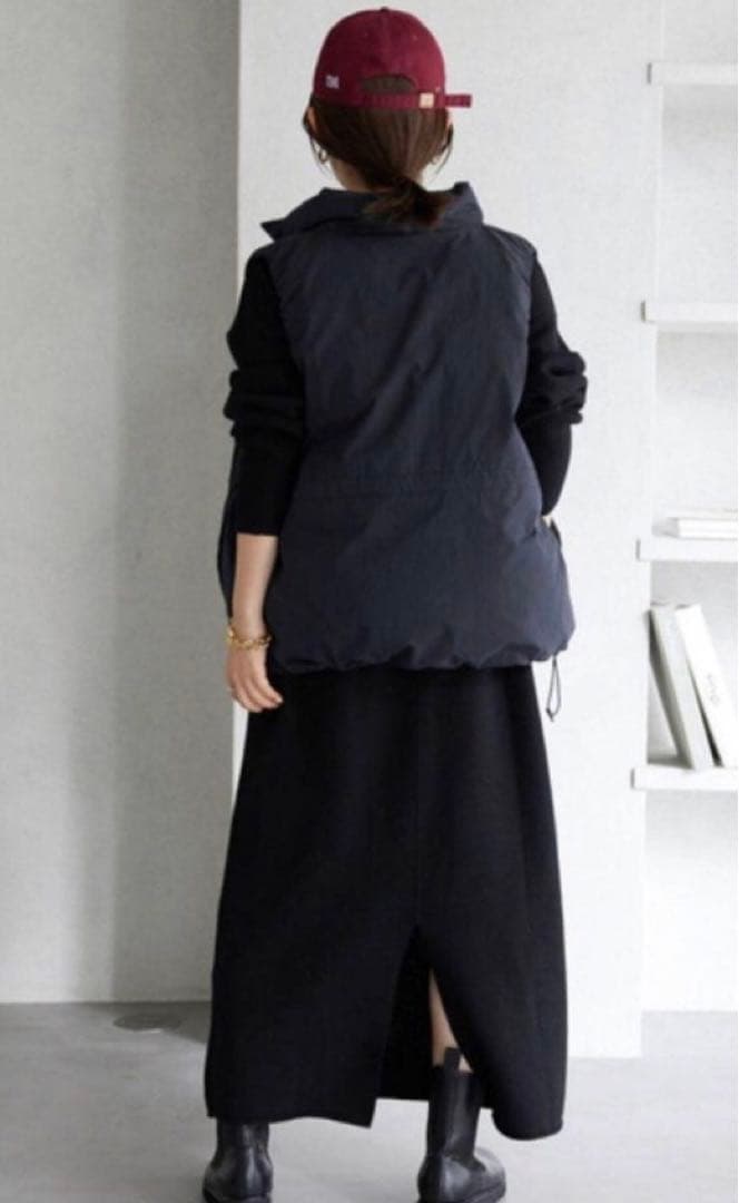 SLOBE IENA P/NP タフタダウンベスト