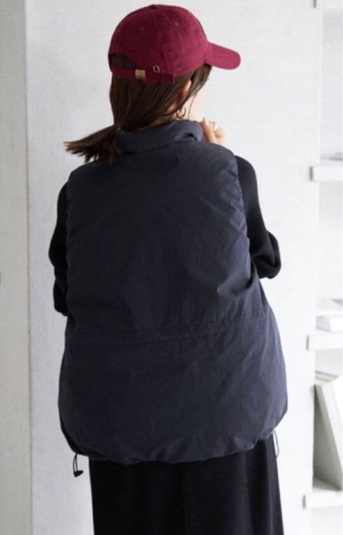 SLOBE IENA P/NP タフタダウンベスト