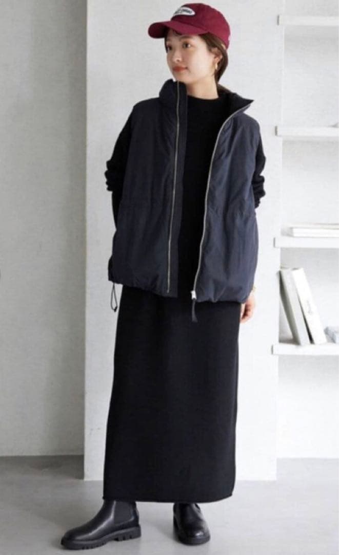 SLOBE IENA P/NP タフタダウンベスト