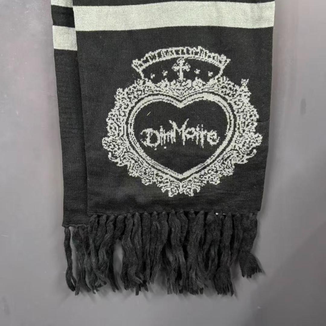 ♡新品♡DimMoire　HeartCoreマフラー　Black&Gray