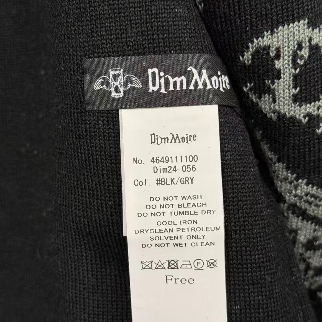 ♡新品♡DimMoire　HeartCoreマフラー　Black&Gray