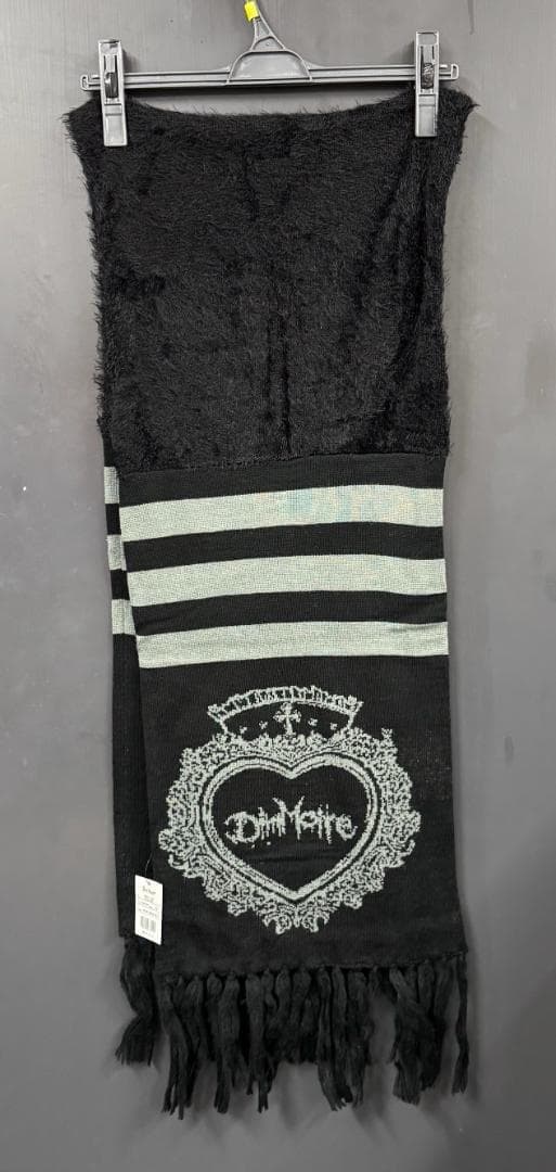 ♡新品♡DimMoire　HeartCoreマフラー　Black&Gray