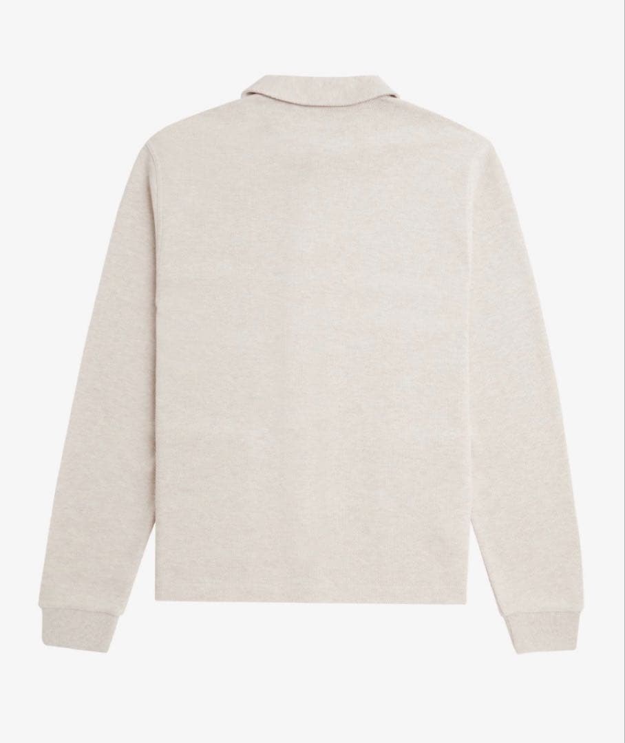FRED PERRY/Long Sleeve Polo ベージュL