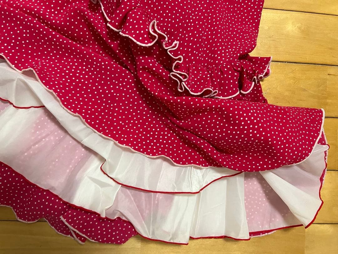 フラメンコドレス ワンピースショール付き