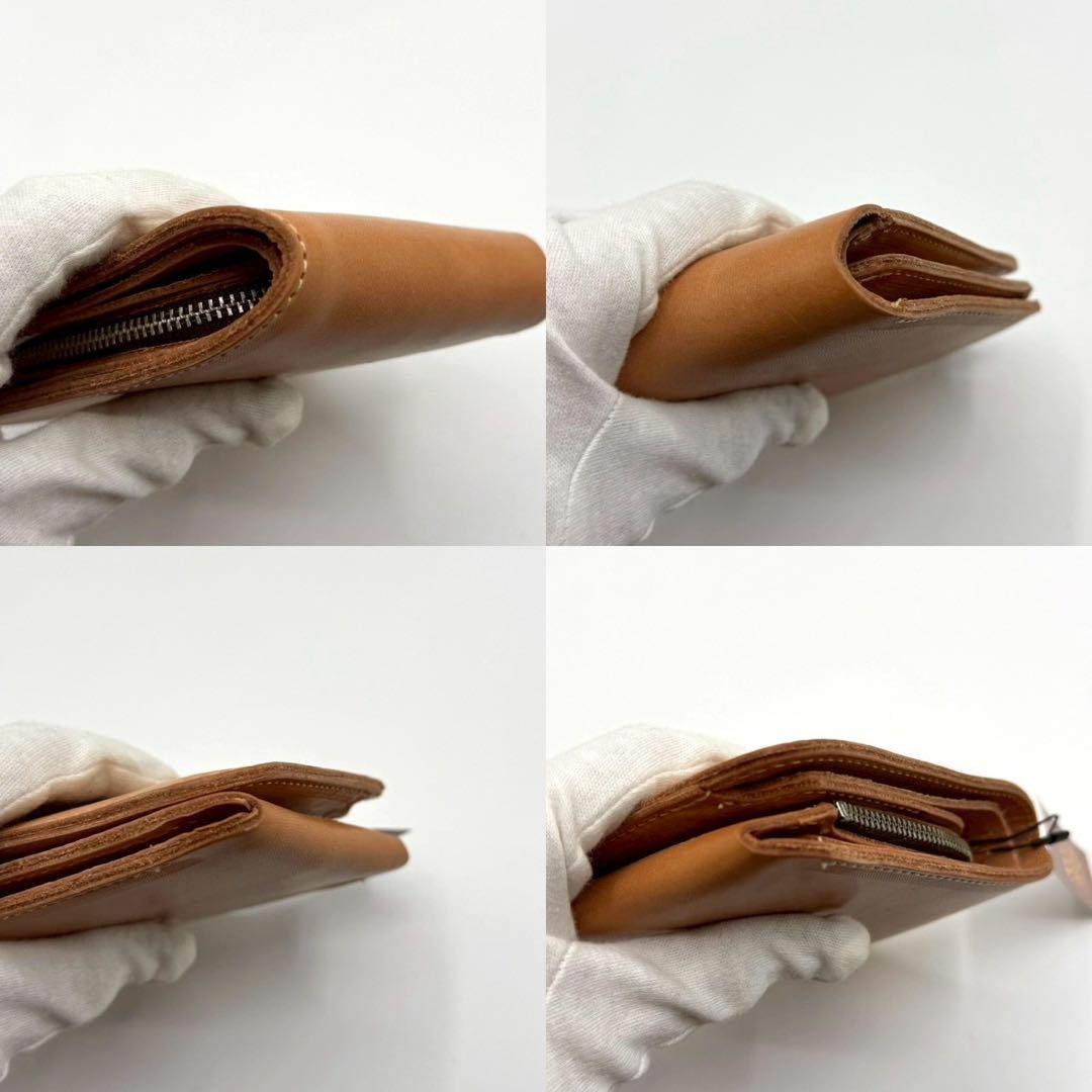 未使用品✨レッドムーン MID LINE ショートウォレット ヌメ革 小銭入れ有