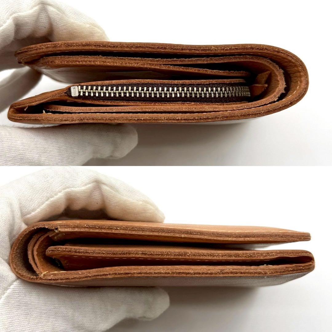 未使用品✨レッドムーン MID LINE ショートウォレット ヌメ革 小銭入れ有